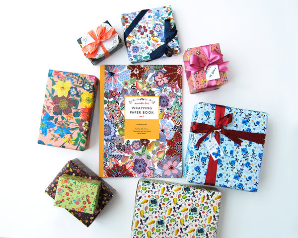 It Might Be A Book! Wrapping Paper Blue/Green – The Literary Gift Company