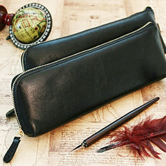 The 7321 Leather Pencil Case - Brown - 7321 DESIGN