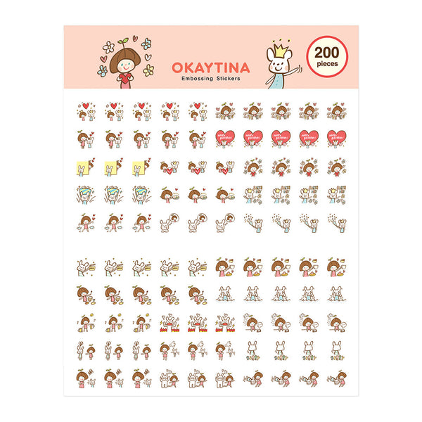 Stamp Stickers - Euro Journal Ver. 2 - 7321 DESIGN