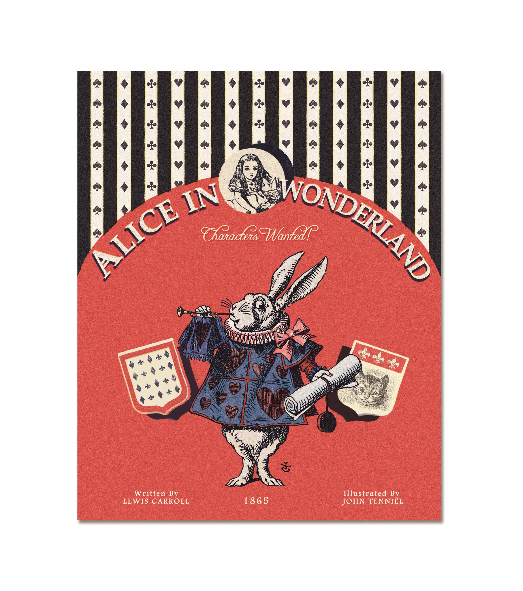 alice in wonderland original illustrations white rabbit