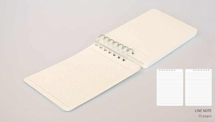 Paris Stitch Blank Notebook (M) - 7321 DESIGN